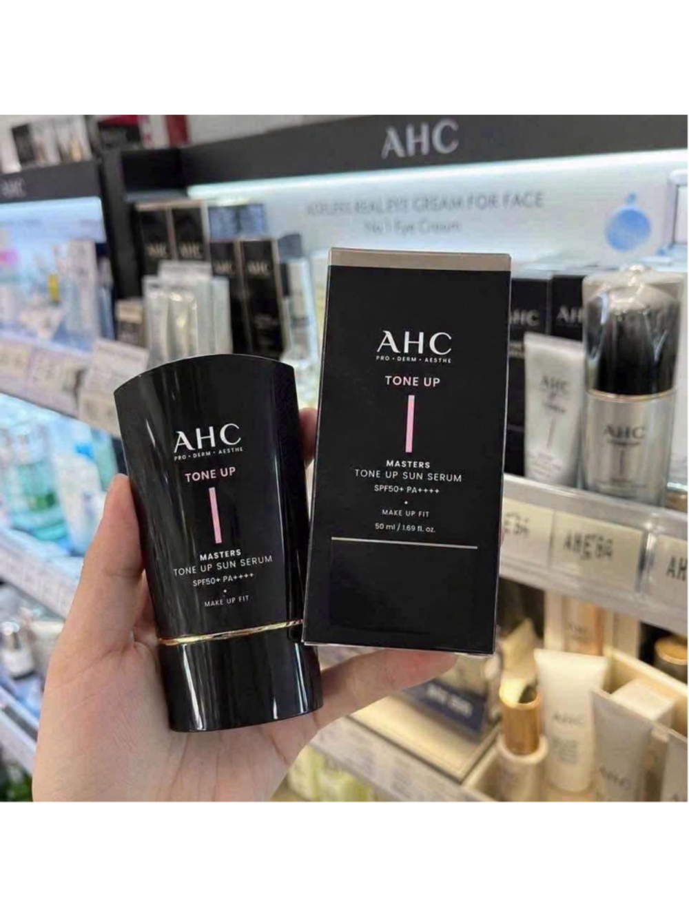 AHC Masters Tone Up Sun Serum 50ml SPF50+ PA++++ K-Beauty